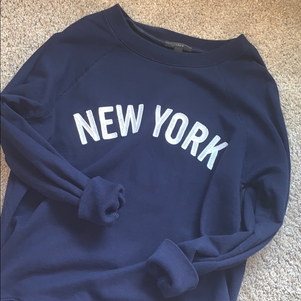 New York J.Crew Sweater (Navy)